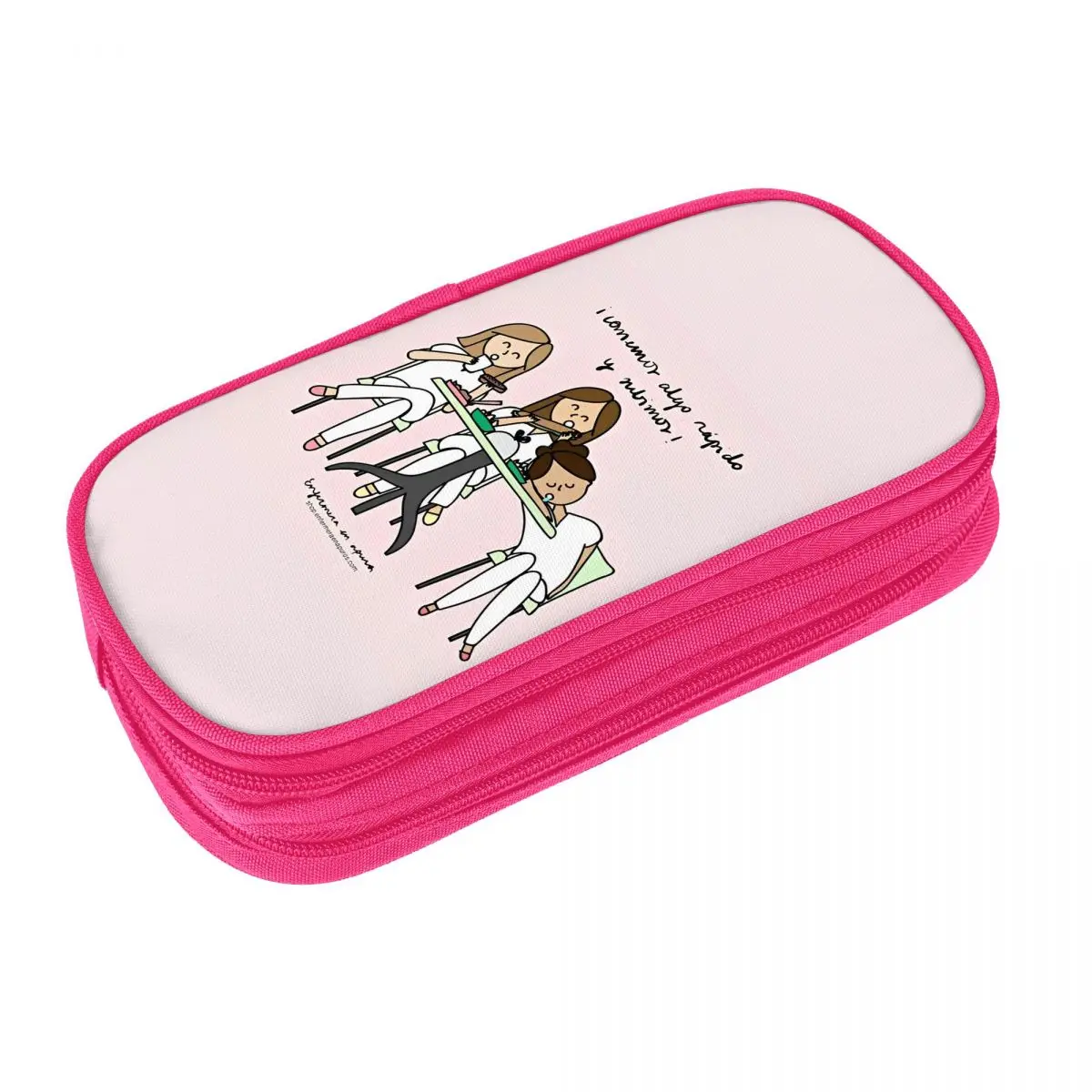 Enfermera En Apuros Nurse Pencil Case College Pencil Pouch Boy Girl Double Layer Kawaii Back To School Pencil Cases Stationery