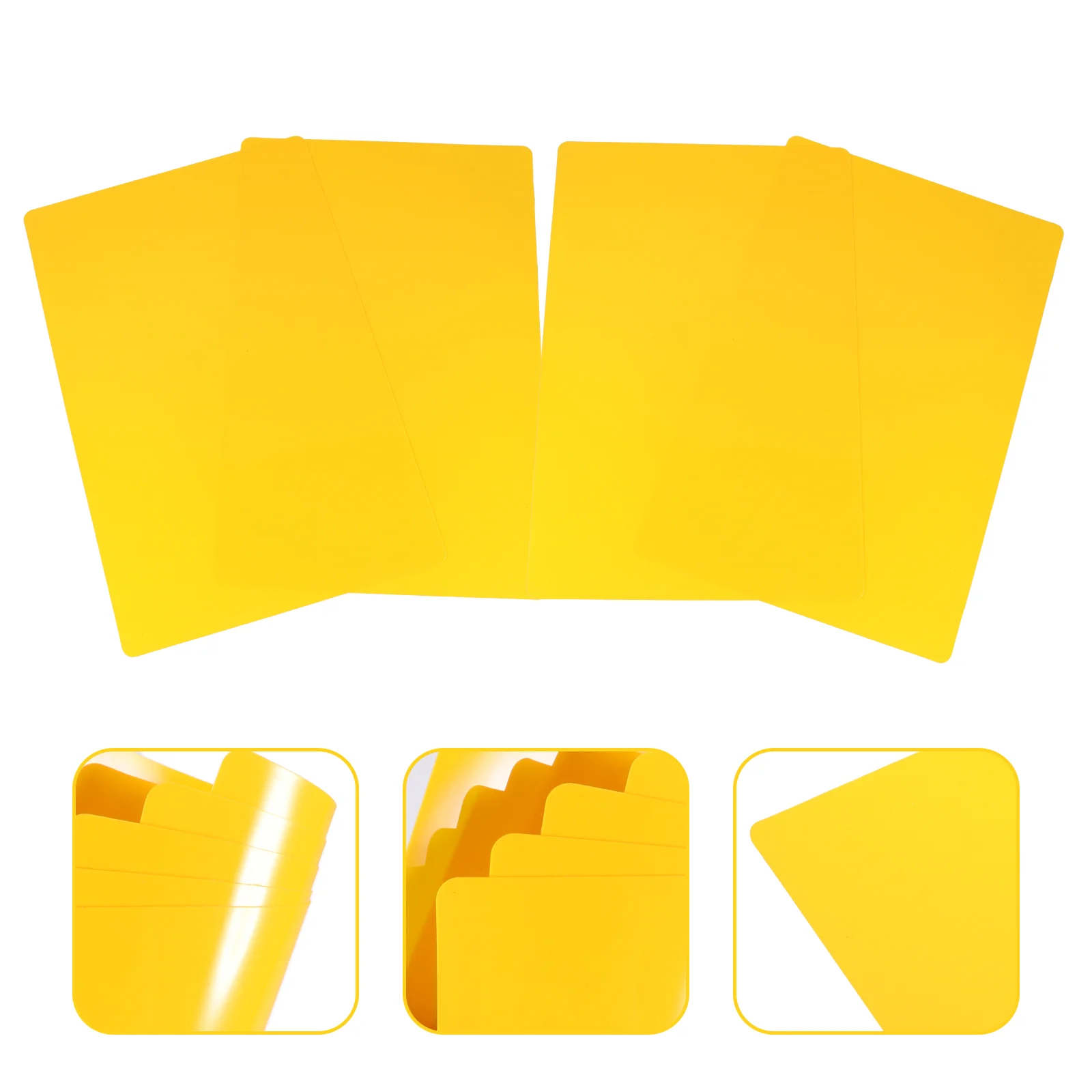 

5 Pcs Writing Pad Set Lightweight Desk Mat Hanging Sturdy Plastic Note Pads Pp Ultra Thin