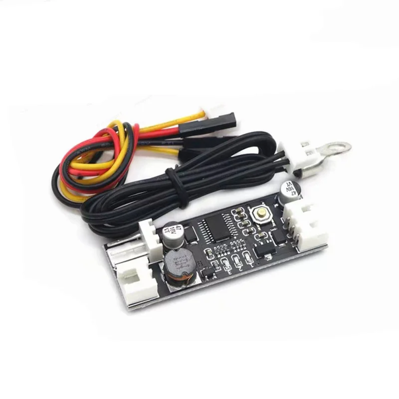 Single 12V 0.8A DC PWM 2-3 Wire Fan Temperature Control Speed Controller Chassis Computer Noise Reduction Module NTC B 50K 3950