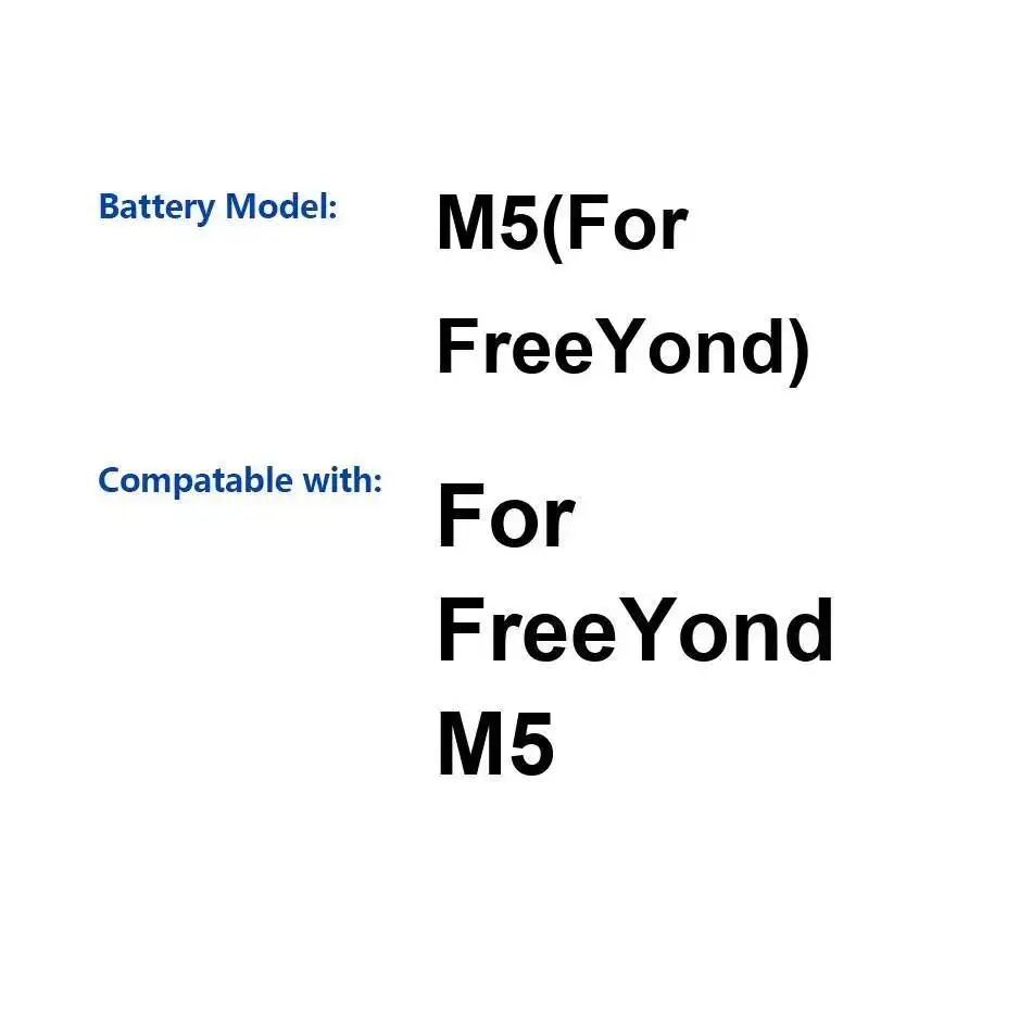 

Premium Replacement Good Low-Temperature Performance 5000mAh Mobile Phone Battery For Freeyond M5