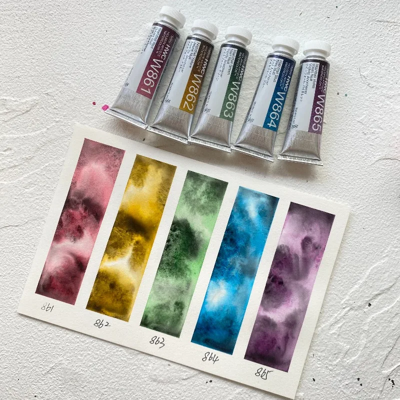 

15 мл/одинарный блок, новый Holbein Sediment Nightfall, цветной художник, акварельный пигмент, принадлежности для студенческой живописи