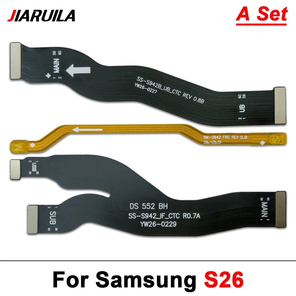1Pcs Main Flex Cable For Samsung S26 S25 S22 S23 S24 Plus Ultra Signal Antenna Main Board Connector LCD Motherboard Flex Cable