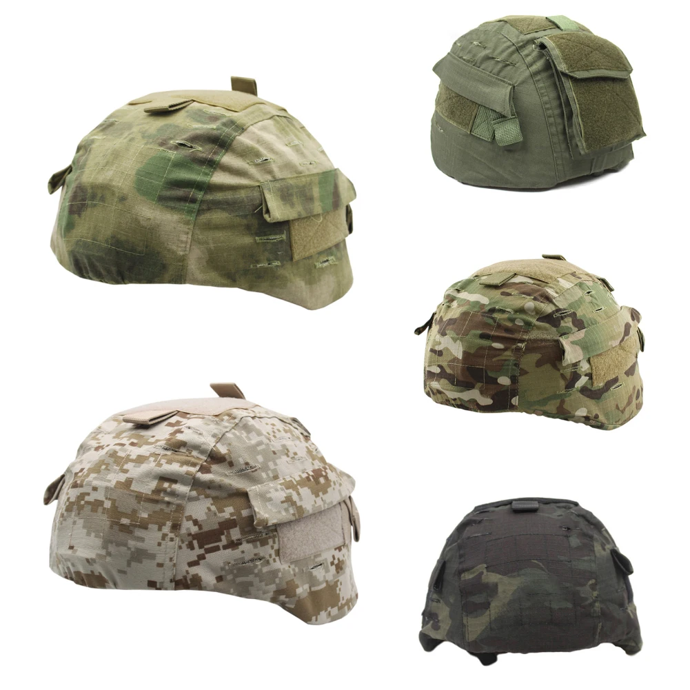 Tactical Helmet Cover Hunting Paintball Scratch-resistant Helmet Ghillie Suits Splash-proof Helmet Accessories for MICH 2000