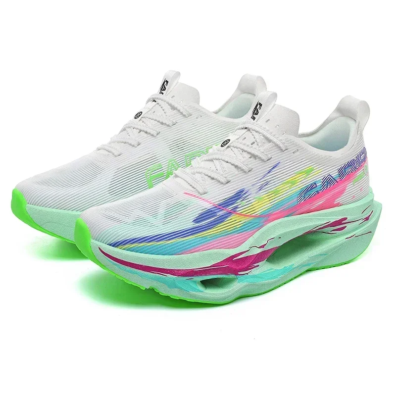 Running Shoes Men Carbon Board Marathon Speciality Sports Breathable Lightweight Women's Comfortable Athletic Sneakers
