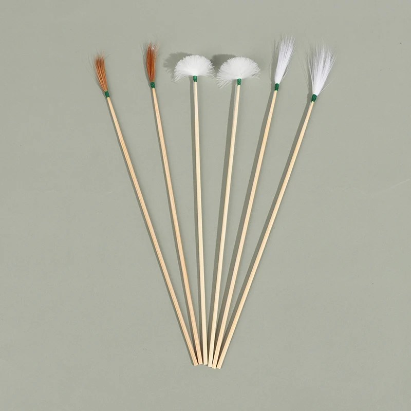 10PCS/Set Goose Feather Earpick Wax Remover Curette Adult Bamboo Handle Ear Dig Tools Spoon Cleaner Stick Health Care