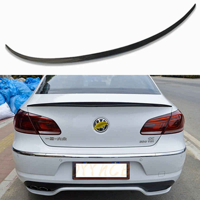 

FOR Volkswagen Passat CC 2009-2018 y Style Carbon Fiber / FRP Rear Spoiler Trunk Wing