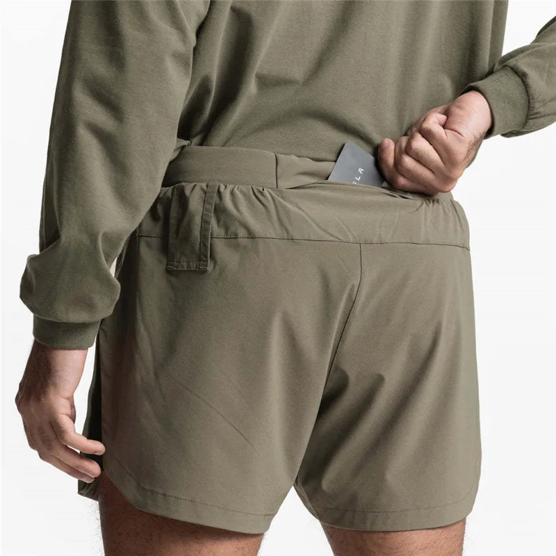 2022 joggers shorts verão correndo shorts 2 em 1 double-deck secagem rápida calções de ginásio de fitness calções de treino