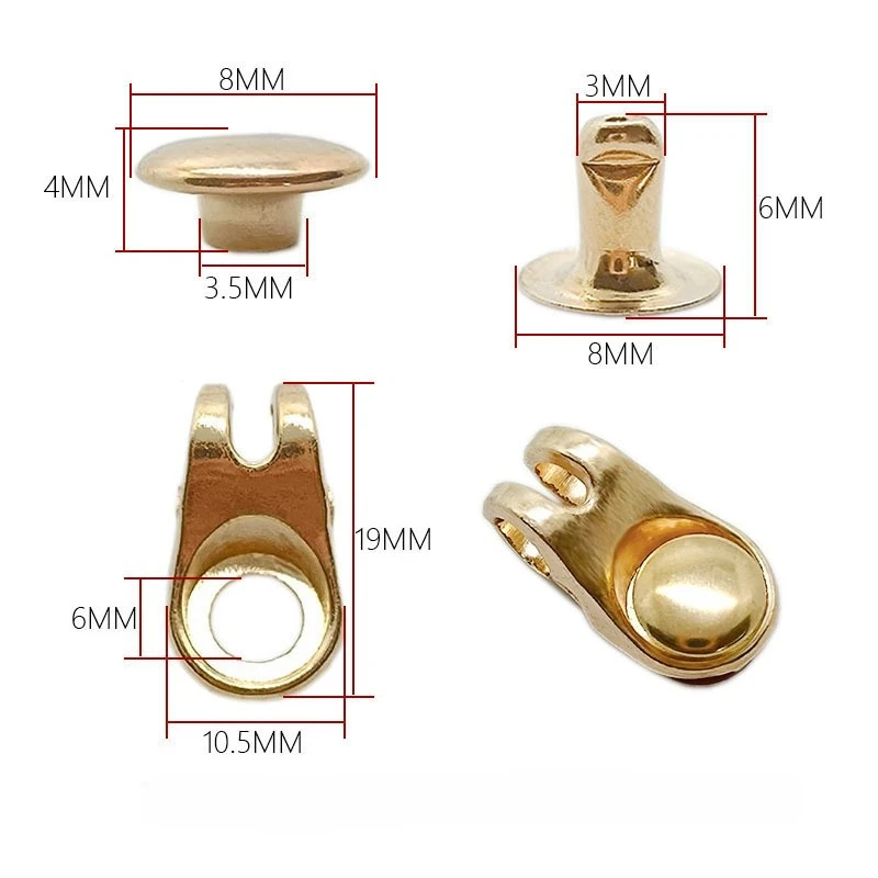 10/20 قطعة حذاء التمهيد الدانتيل السنانير حلقة حلقة مع المسامير حذاء التمهيد مشبك D حلقة العيينة المعدنية DIY بها بنفسك إصلاح الملحقات