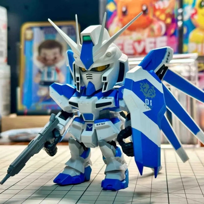 Nuevo Bandai Namco Hi V Gundam QMSV Mini Blind Box, Modelo Coleccionable, Juguete de Anime, Decoración, Colección para Regalos, en Stock