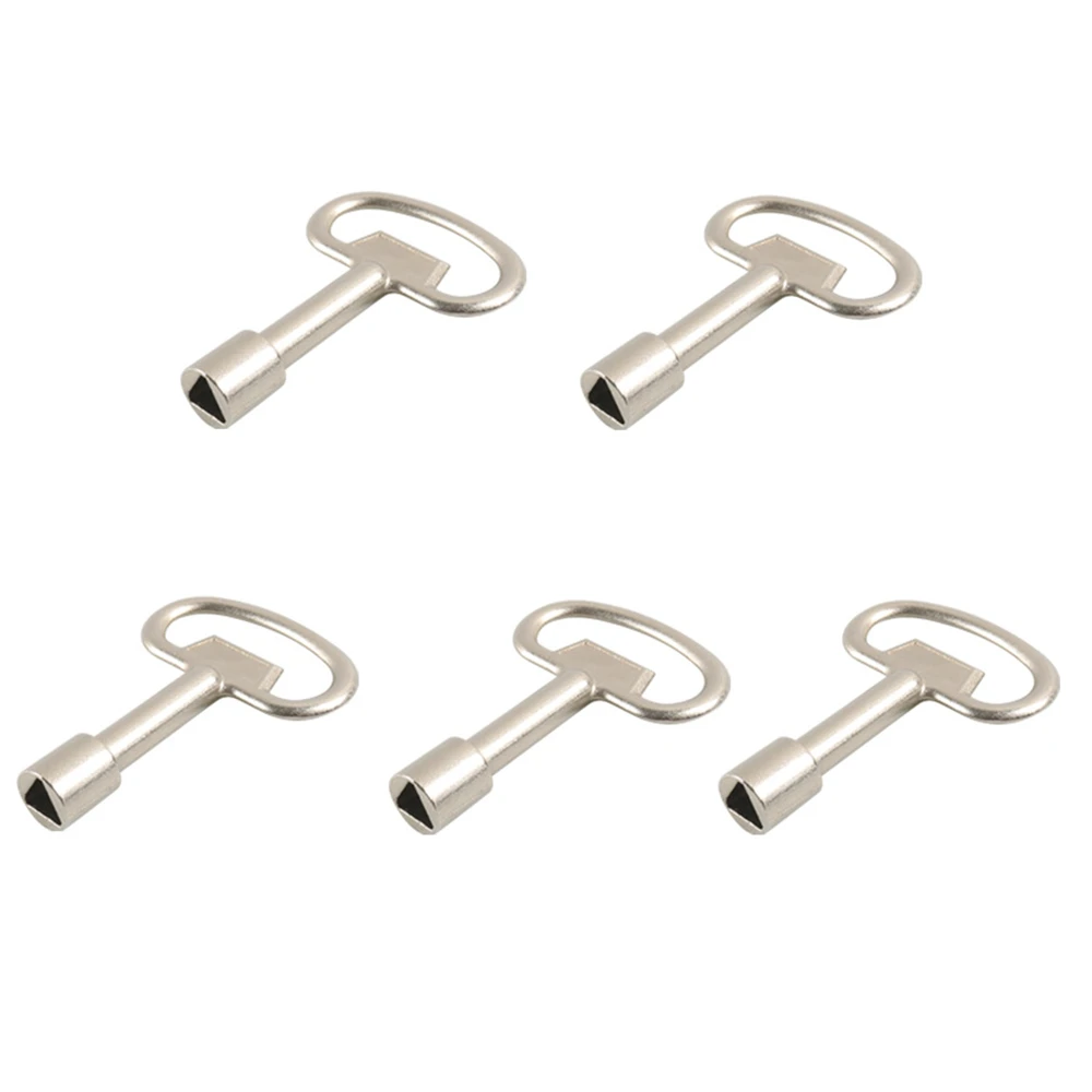 ​5 Pack Triangular Socket Key Triangle Cabinet Spanner Key Locks 3