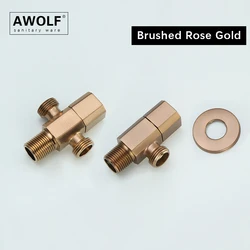 Toilet Filling Valves Brushed Rose Gold G1/2