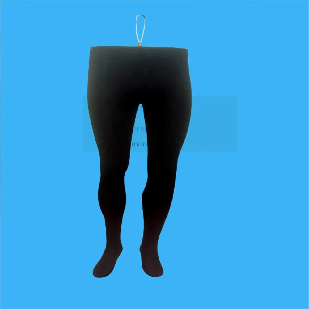 Manequim de pano de calça masculina, perna macia do corpo, loja de roupas femininas, jeans display, pode mudar de forma, 3 estilos