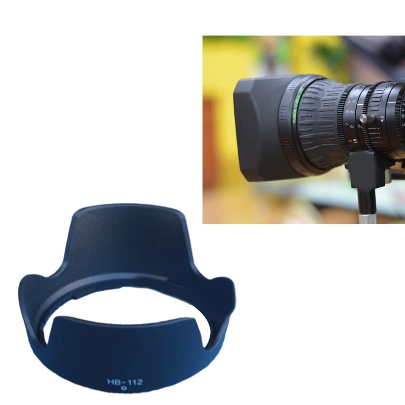 Reversable Camera Bayonets Lens Hood for Z DX 12-28mm f/3.5-5.6 PZ VR Lens,Reduce Lens Flares F19E