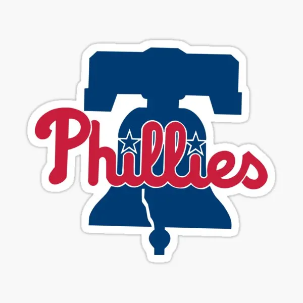 Phillies 5PCS Stickers for Car Laptop Decorations Print Decor 5PCS Stickers Art Water Bottles Home Bumper Background Luggage C