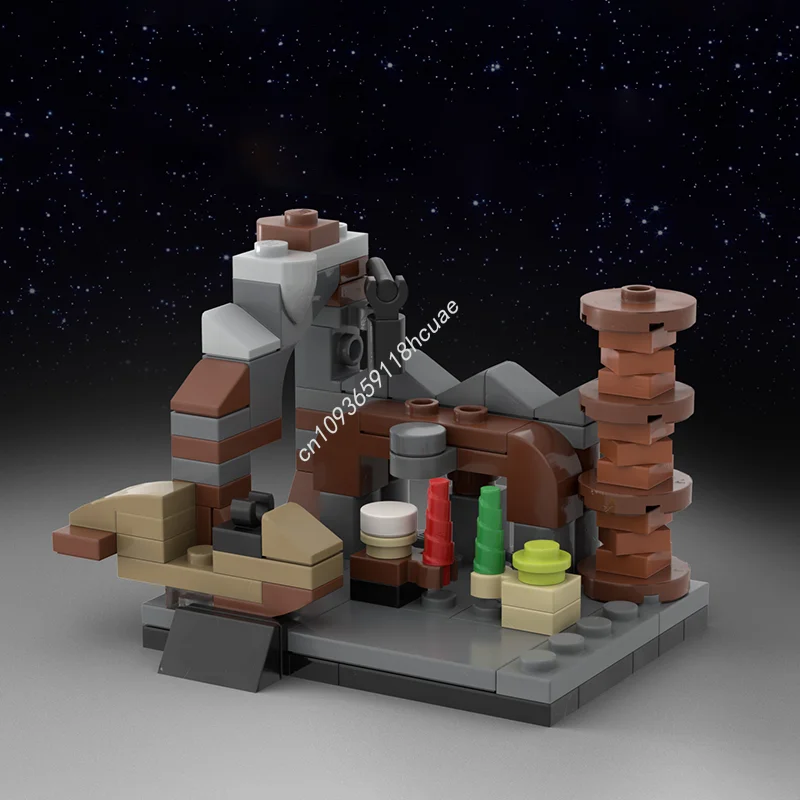 864PCS MOC Star Battle Micro Lightsaber Duels Stacking Block Play Models Building Set Adults Toys Hobby Collectible Education