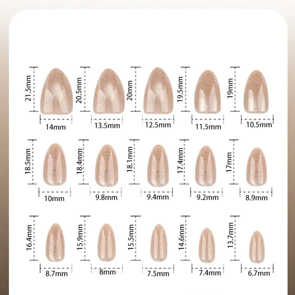 24 pçs manicure longo amêndoa unhas falsas francês aurora flor unhas falsas destacável borda branca imprensa em unhas diy