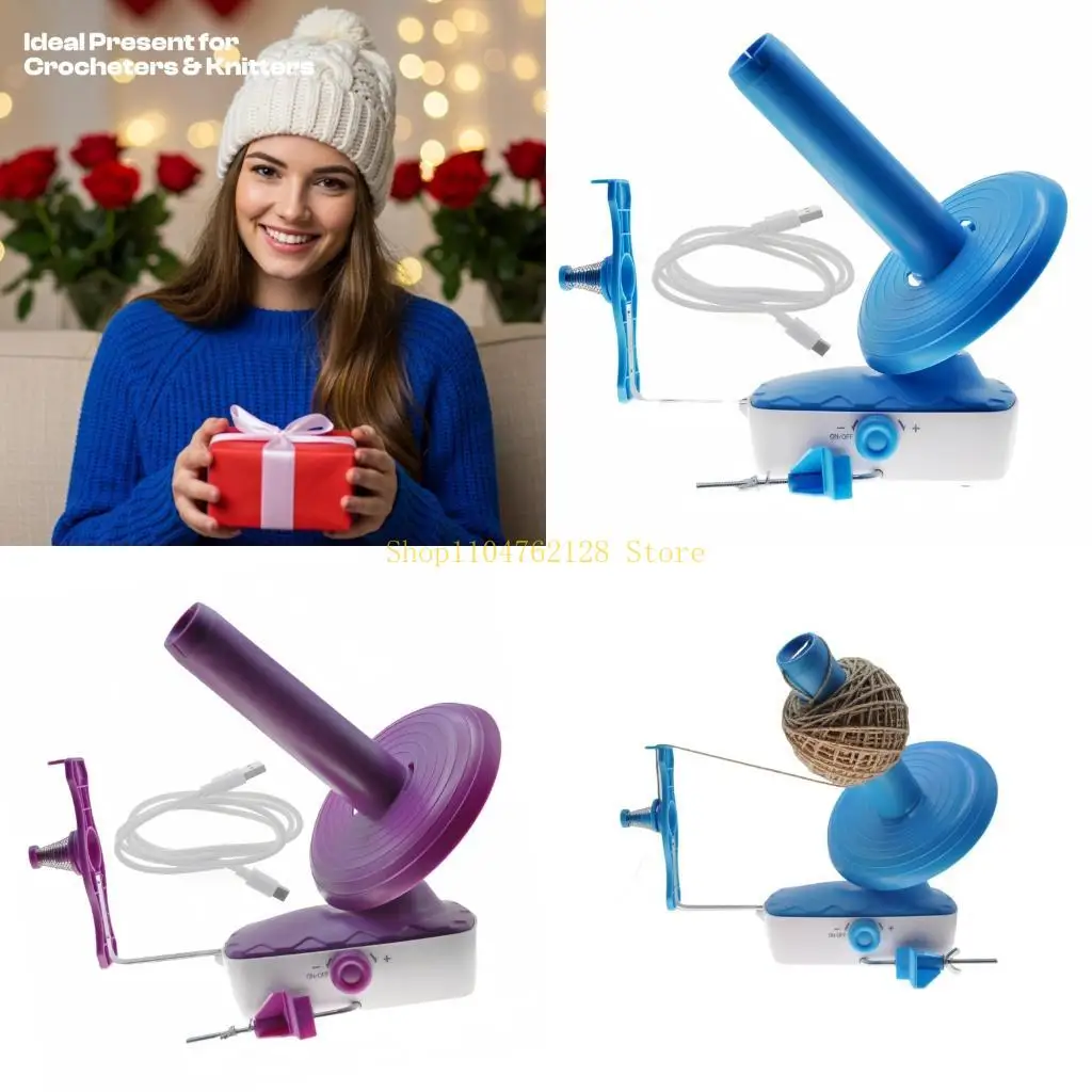 

Yarn Winder Electric Yarn Ball Winder Easy to Use Automatic Yarn Spinner best sale