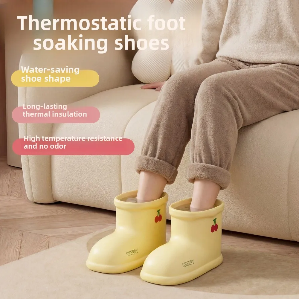 

Портативная ванночка для ног с подогревом и поддержанием постоянной температуры, пластиковая, нескользящая, для спа-процедур, для общежития