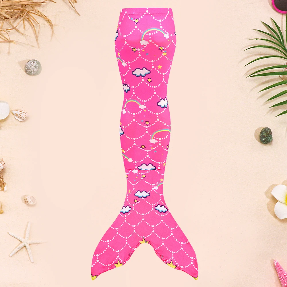 3PCS Meerjungfrau Schwänze Bademode Set für Schwimmen Mädchen Prinzessin Badeanzug Sets Kinder Meerjungfrau Badeanzug Schwimm Kostüm – Detail 5