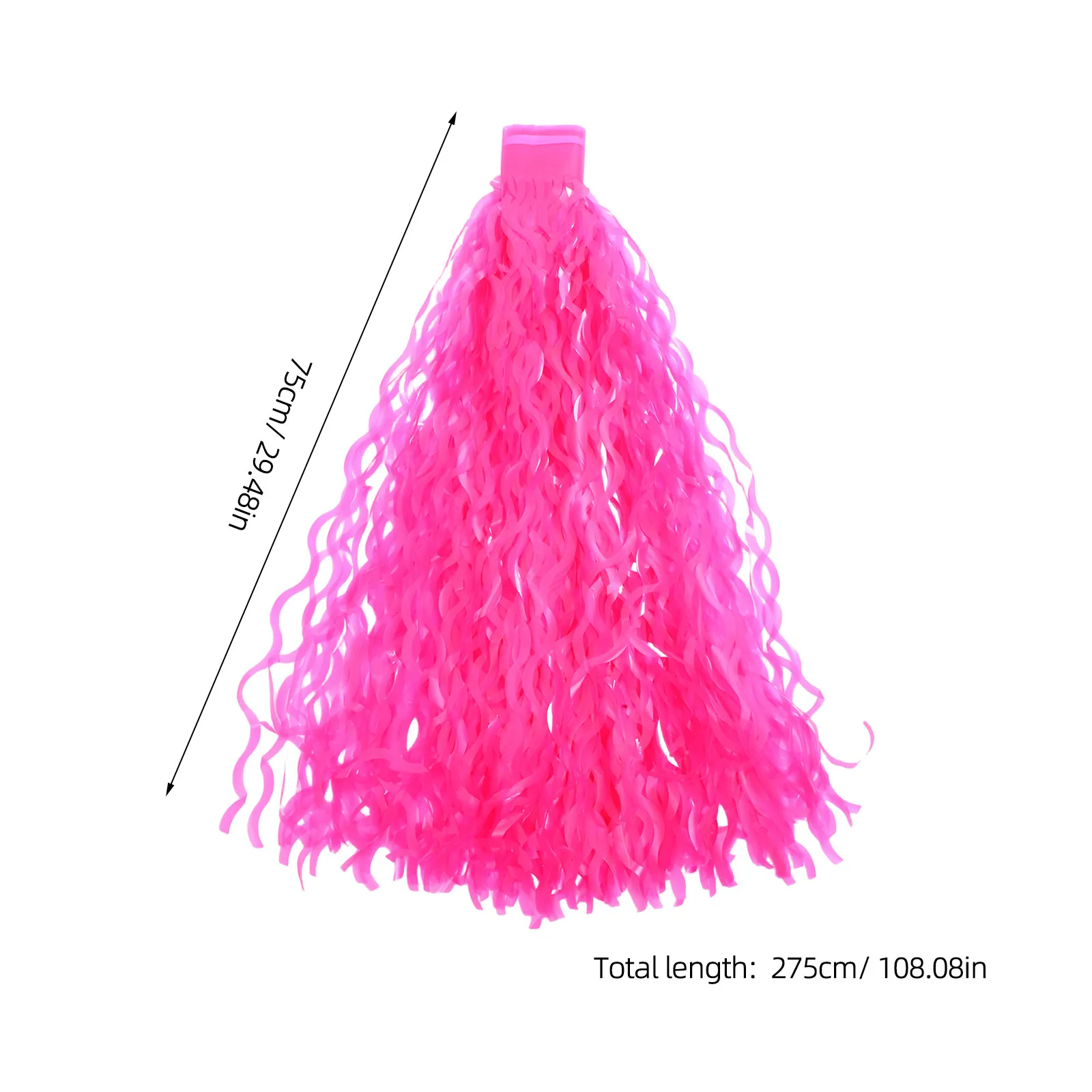 Macaron Pink Metallic Tinsel Fringe Table Skirt with Stylish Tassels for Birthday Party Wedding Fiesta Carnival Festival Table