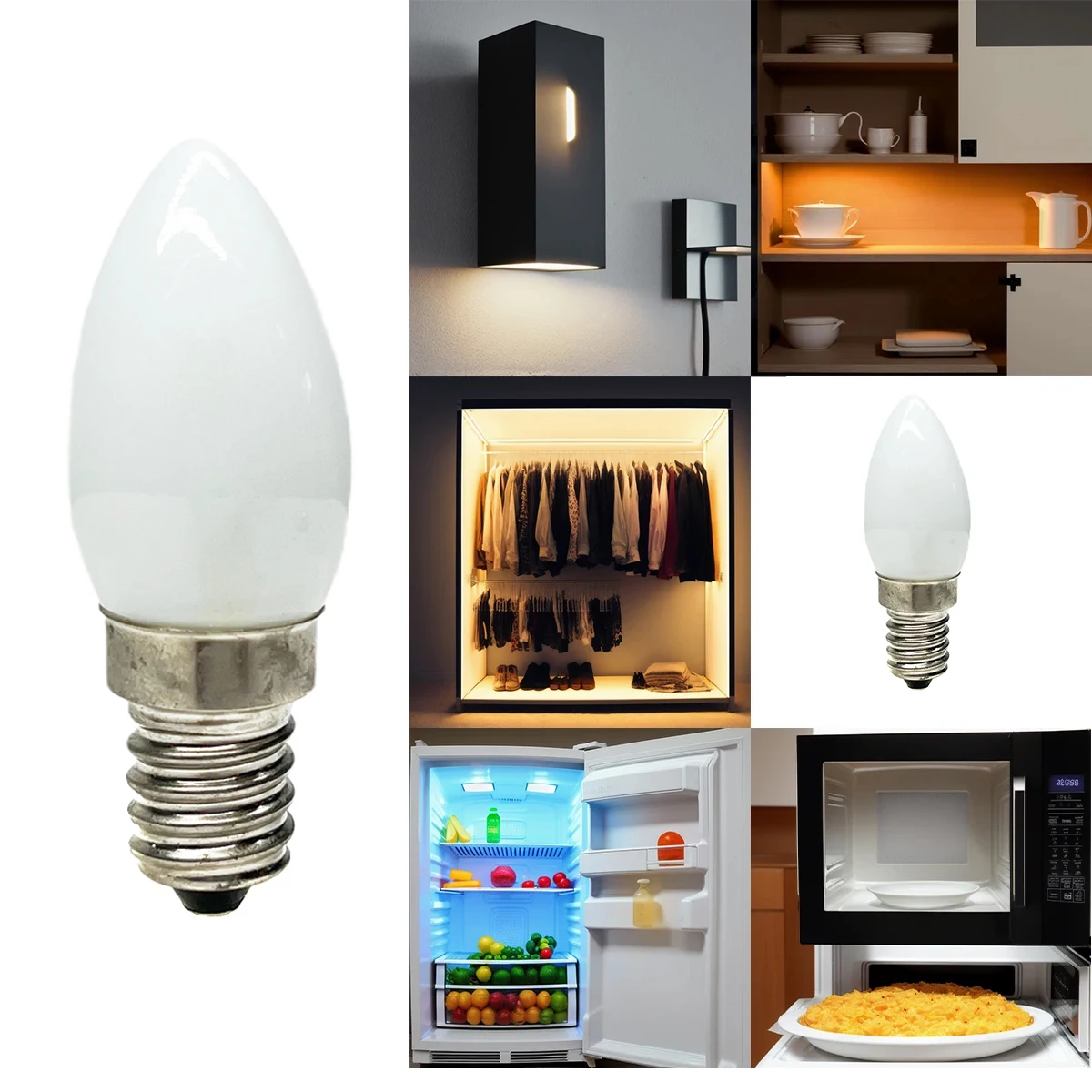 

Mini E12 E14 2w Led Bulb Refrigerator Light 220v Cold/warm Living-room Lighting Lampada Lamp For-home Home Decoration For-fridge