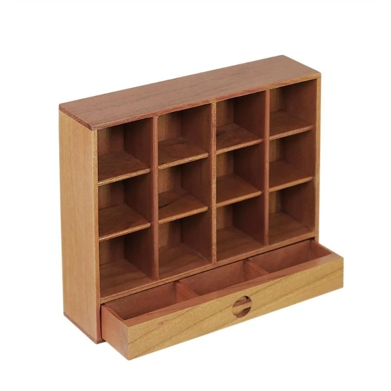 

1:12 Doll House Cabinet Miniature Mini Bookcase Shelf Doll House Furniture Toy 15UB