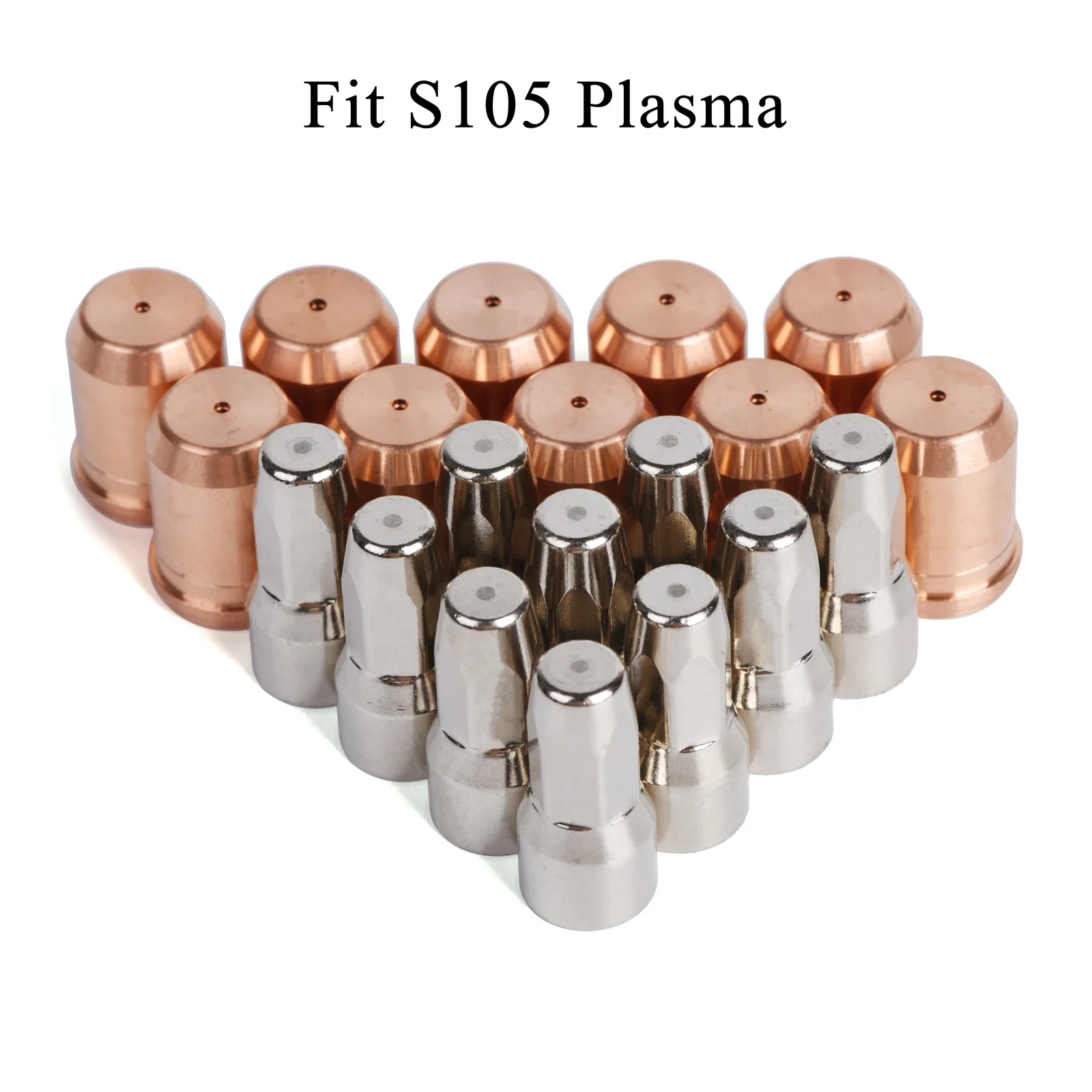 20Pcs S105 Electrode PR0117 Nozzle Tip PD0119 1.2mm / 1.4mm Fit Plasma Cutter Torch Consumables PKG/20