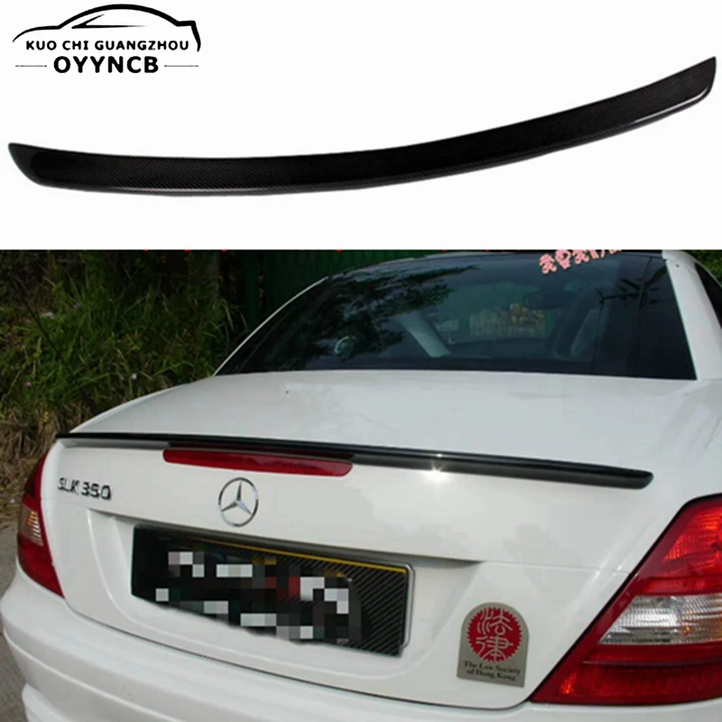 R171 R172 Carbon Fiber Rear Spoiler Wing for Benz SLK Class R171 2004 - 2010 SLK200 SLK280 SLK300 SLK350