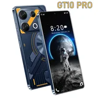 New GT10 Pro Original 7.3HD Smartphone 4G 5G Dual Sim Cellphones Android 13 Cell Phone 108MP 6800mAh Global Version Mobile Phone