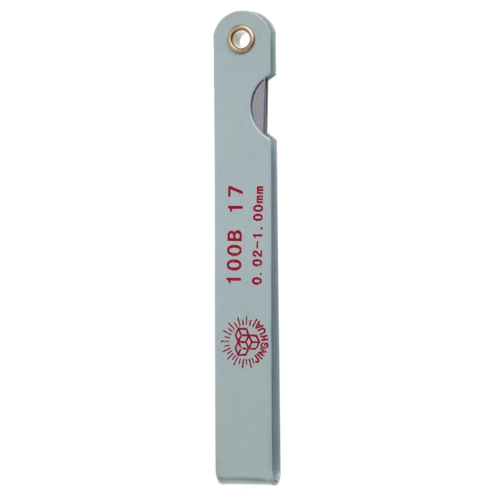 Feeler Tools Feeler Gauge 0.02 To 1mm 1 Pc 10cm/4inch 17 Blades Measure Tool Metric Filler For Inspection Clearance