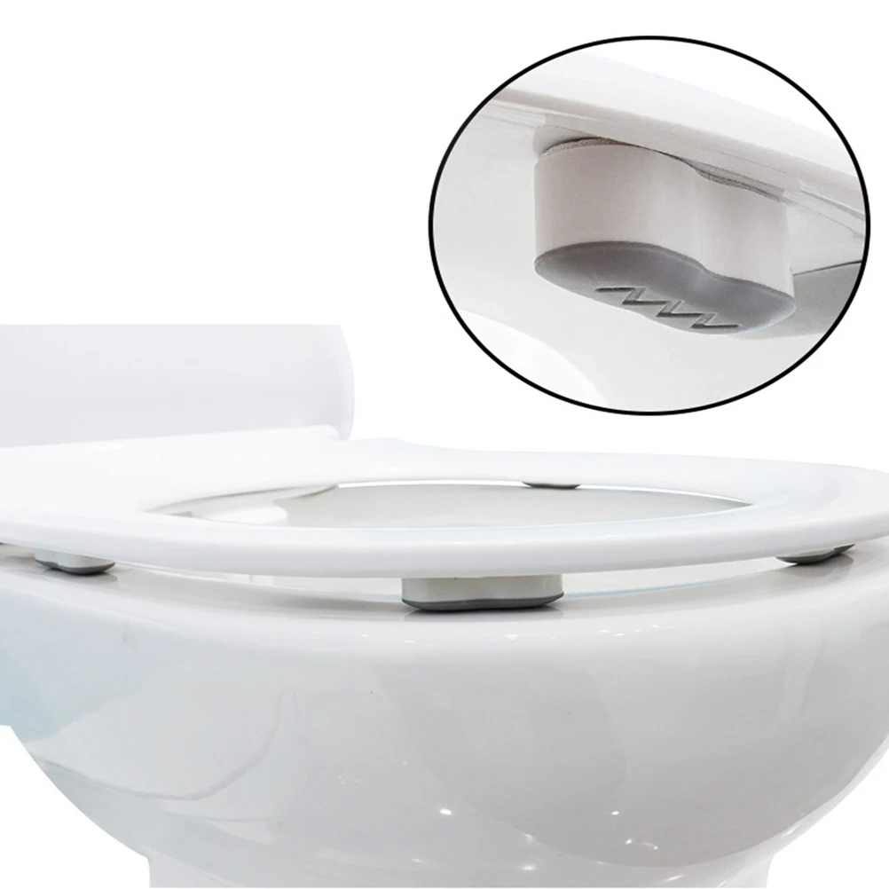 

8 шт., бамперы для сиденья унитаза, ABS ТПУ, прочные сменные подушечки, шумопоглощающие подушечки для крышки унитаза, универсальный комплект для дома