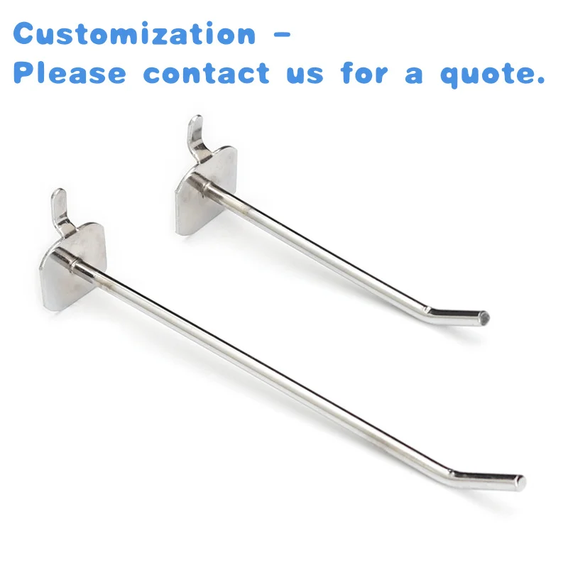 

custom.Kainice Slat Wall Custom Branded Hooks Metal Pegboard Loop Hooks Security Display Peg Board Hook