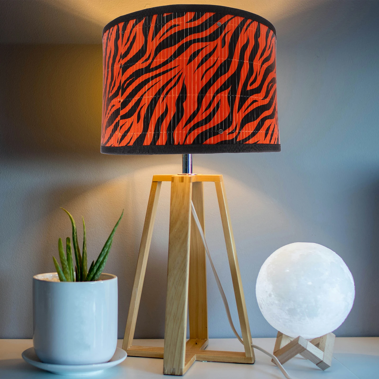 

Bamboo Lamp Shade Metal Material Table Desk Floor Light Cover Simple Style Home Hotel Bar Bedroom Study Decor Lamp Shade