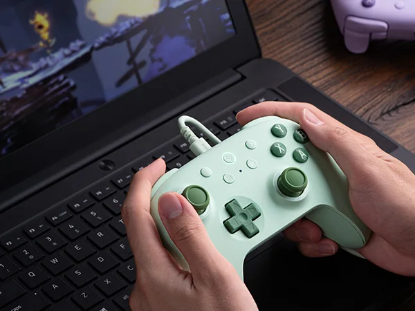 8BitDo Ultimate 2C kabelgebundenes Gamepad, USB-Gamecontroller mit Hall-Effekt-Joystick für PC Windows 10 11 und Android und Raspberry Pi. – Detail 10