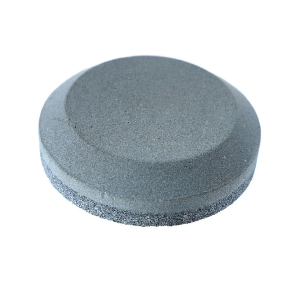 1pc Sharpening Stone Double-sided Sharpener Grit 120/180/240/400 Household Whetstone Round Sharpening Stone For Cutlery Tools