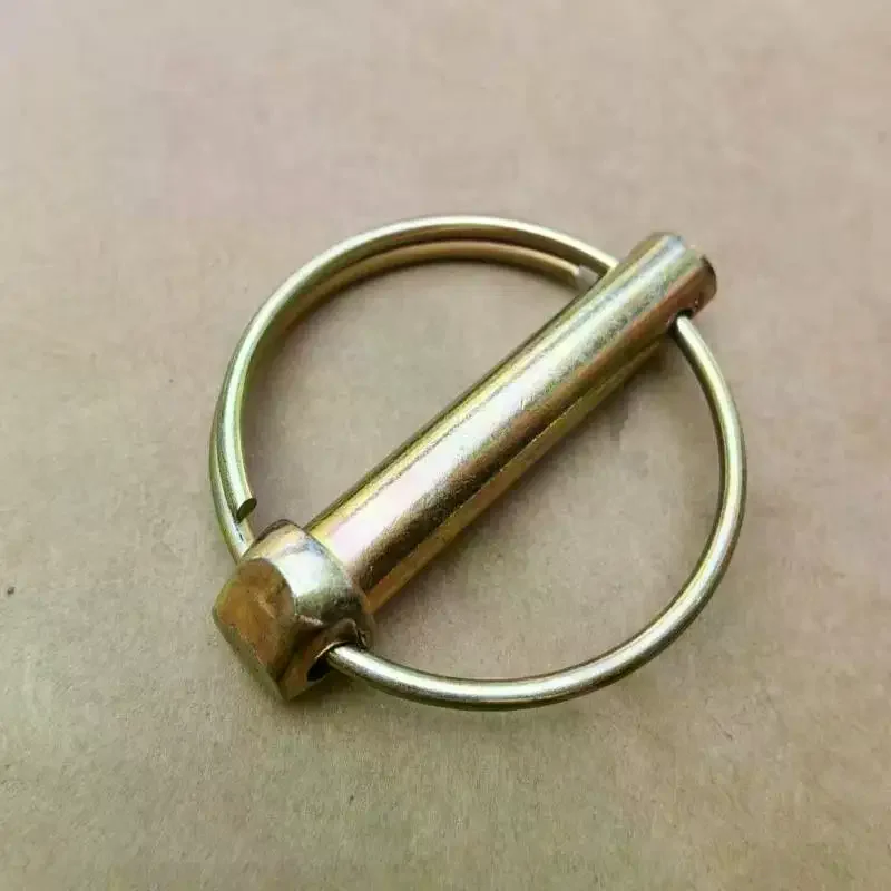 10Pcs Safety Lynch Pin With Ring Anti Lost Lock Pin Heavy Duty Safety Fixing Locking Pins For Towing Trailer ATV UTV Fastener