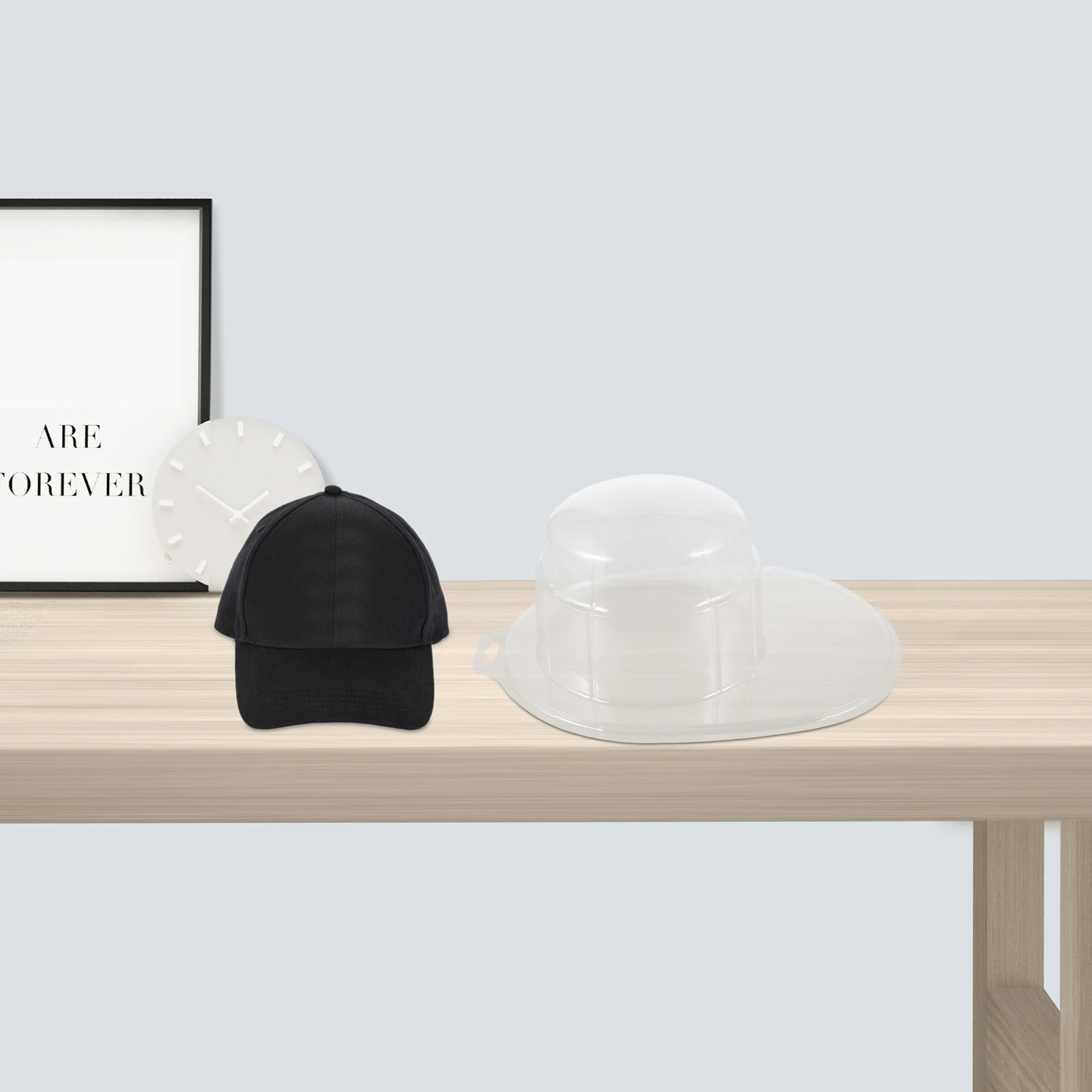

2pcs Baseball Cap Shaper Inserts Plastic Hat Support Holders For Washing Display Flat Brim Caps Cap Inner Insert Replacement