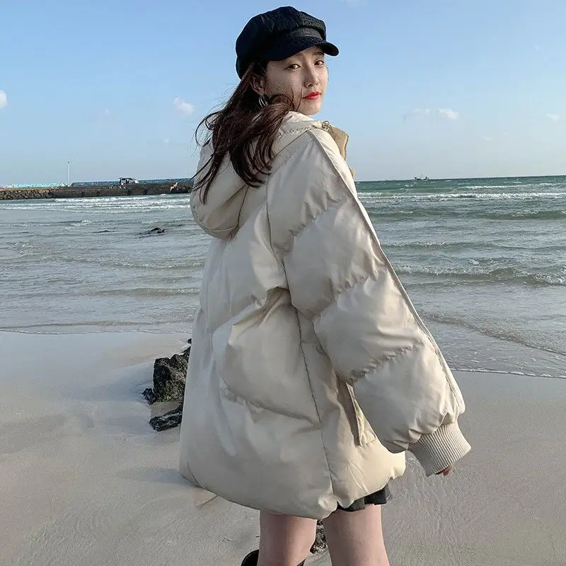 

2023 New Women Down Cotton Coat Winter Jacket Female Loose and Comfortable Parkas Shortage of Money Outwear Warm Overcoat