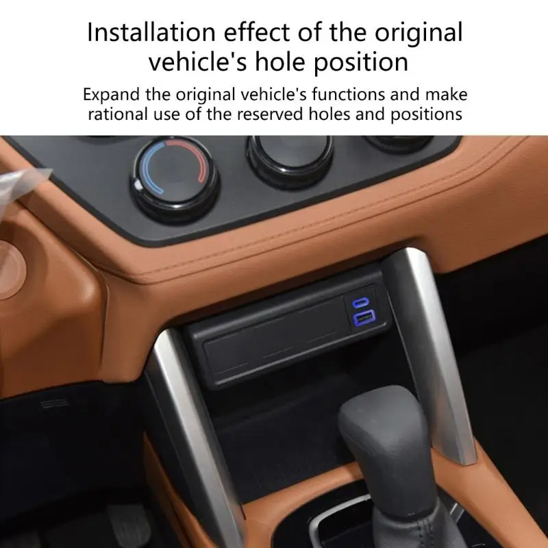 Fast Charging Double Port Car Chargers For Vehicle Supports PD QC3.0 Technology New