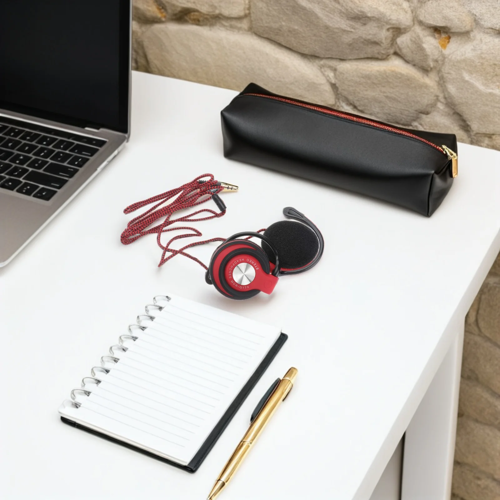 

3 .5mm Earhook Headphones Clip The Wired Headsets Earplugs Earphones Travel Noise Cancelling