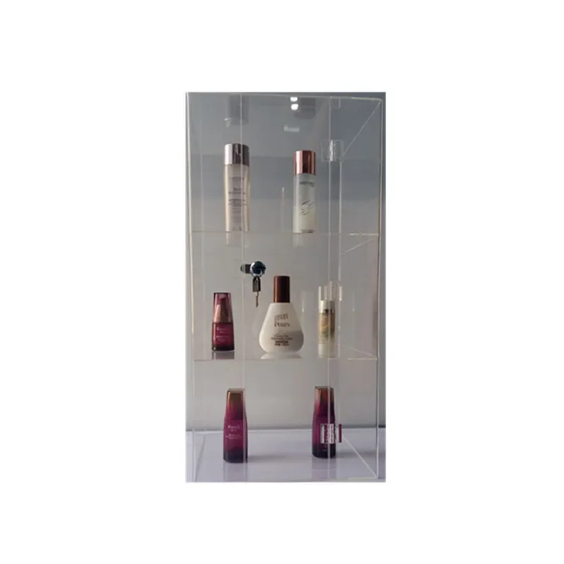 Acrylic Display Cabinet Fully Transparent Lego Figure Model Jewelry Boutique Glass Display Cabinet Dust-proof Display Cabinet