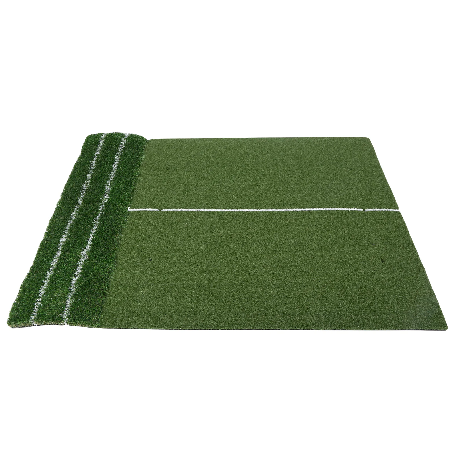 

Golf Putting Training Mat Artificial Turf Matt with 10mm EVA Foam 1.2x1.5m 11mm Short and 40mm Rough Grass for Backyard and Home