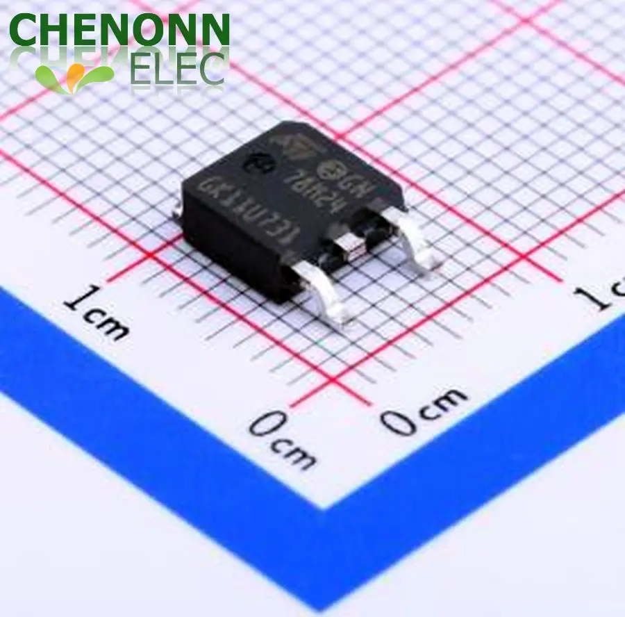 100PCS/LOT L78M24CDT-TR (Power Management)