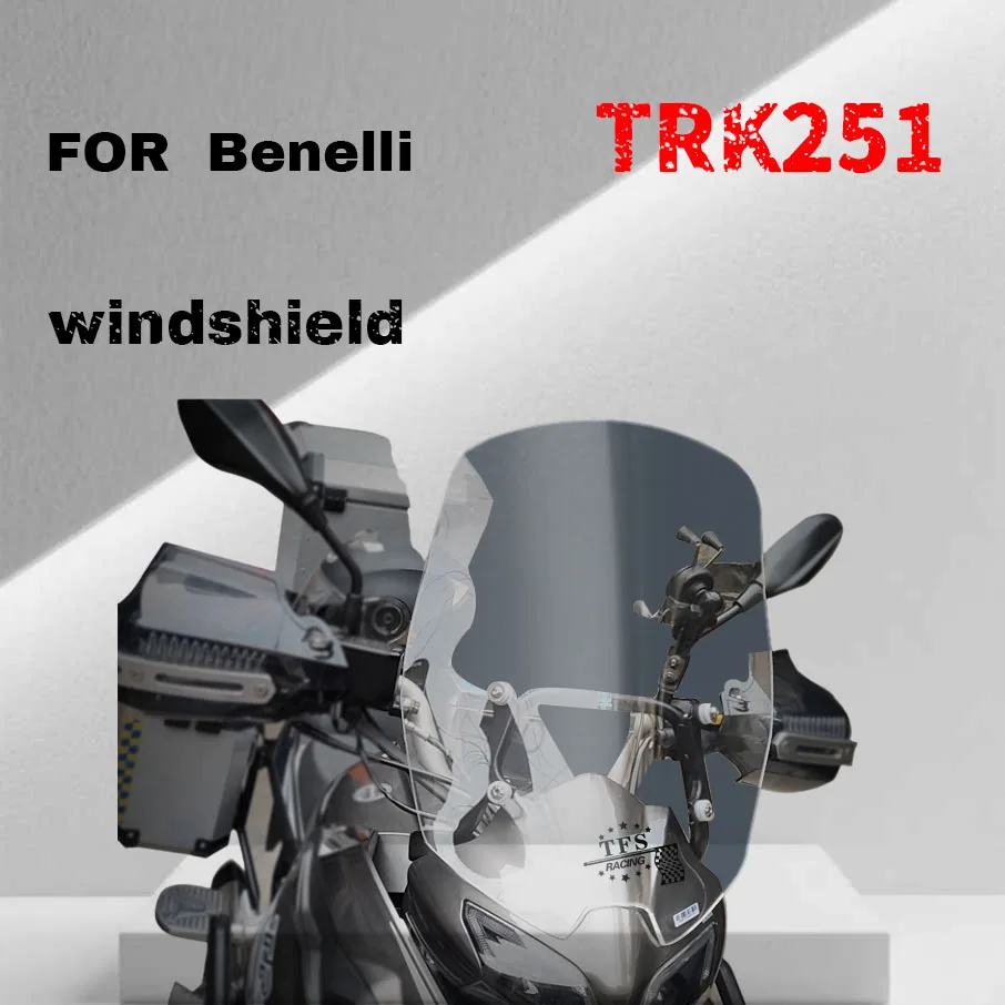 

Для модифицированного лобового стекла Benelli TRK251, панель переднего лобового стекла, расширенная и защищенная от дождя.