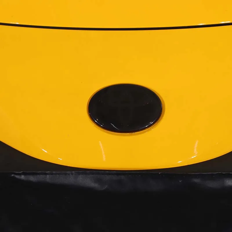 

ABS Black For Toyota GR Supra A90 2019-2025 Logo Decoration Ring Front And Rear Logo Cover Car Stickers Accessories