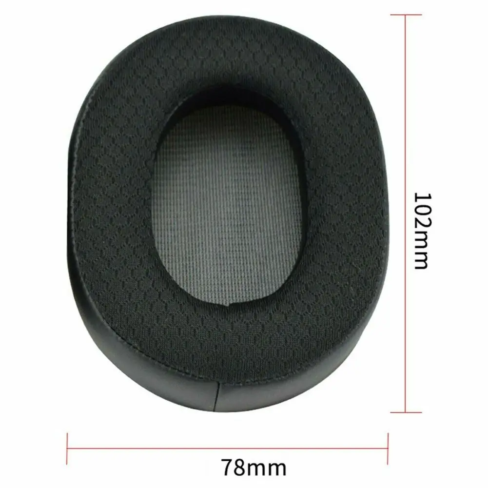 1Pair Replacement Soft Foam Earpads Cushion Covers For Plantronics RIG500 PRO Gaming Headsets Accessories Ear Pads Repair Parts