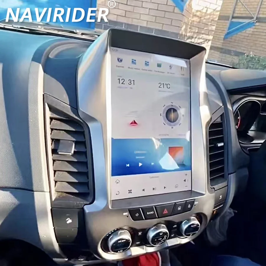 

256 ГБ ПЗУ Tesla Style Android 13 Экран для Ford Ranger 2012-2016 Автомобильный радиоприемник Стерео DSP Carplay GPS-навигация 2 Din Видеоплеер