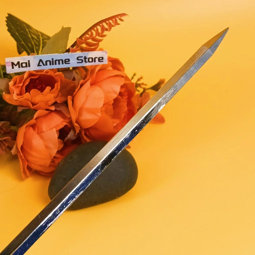 10-calowa stalowa katana Roronoa Zoro, żelazny nóż ninja, katana w naturalnym rozmiarze, oryginalna szabla samurajska, metalowy miecz anime Zoro, niedoładowana zabawka, prezent