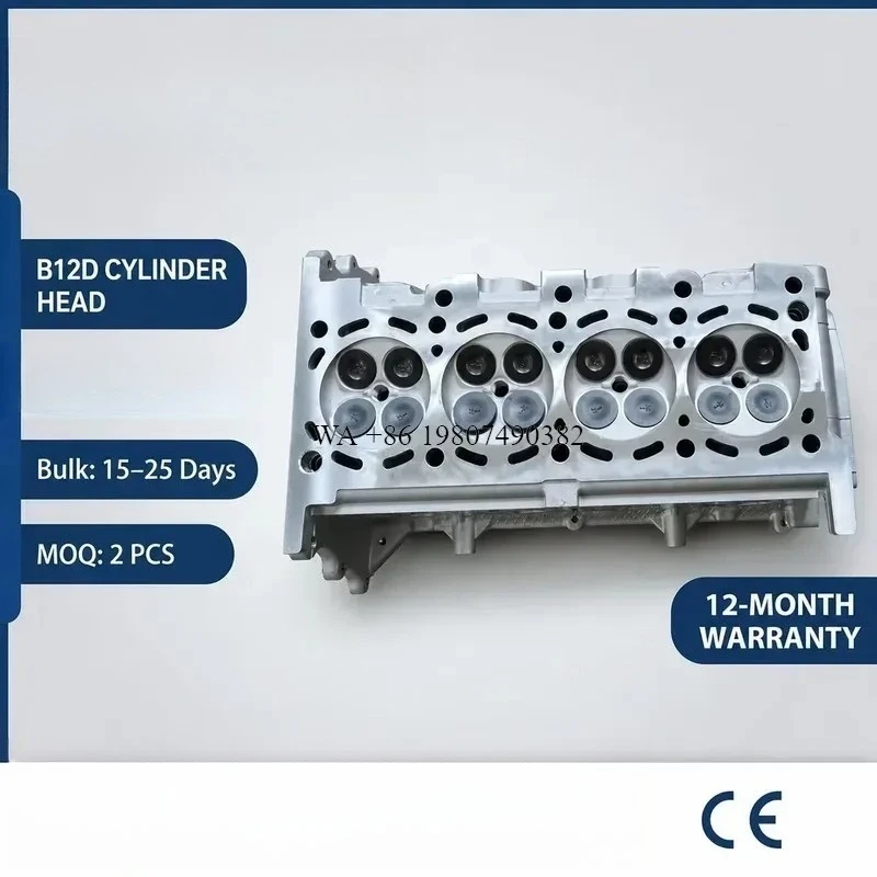 wmwmnu for GOLDMAX B12D Cylinder Head Assembly 24542621 9048771 for Spark Aveo Wuling 1.2L DOHC 16V