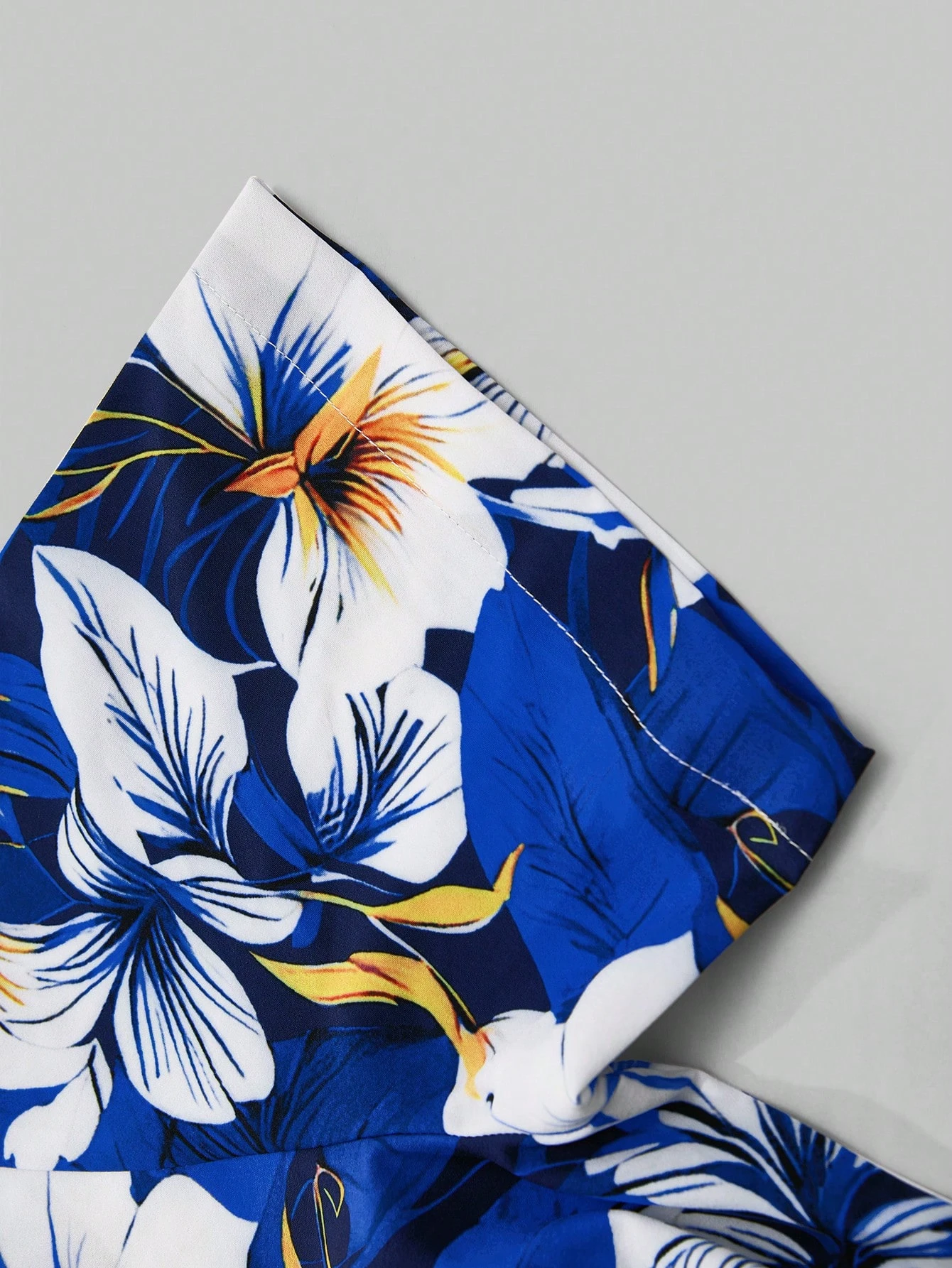 Hawaiian Mens Tropical Floral Print Shirt Hawaiian Vacation Beach Summer Short Sleeve Button Shirt Outdoor Top Fashion Clothing